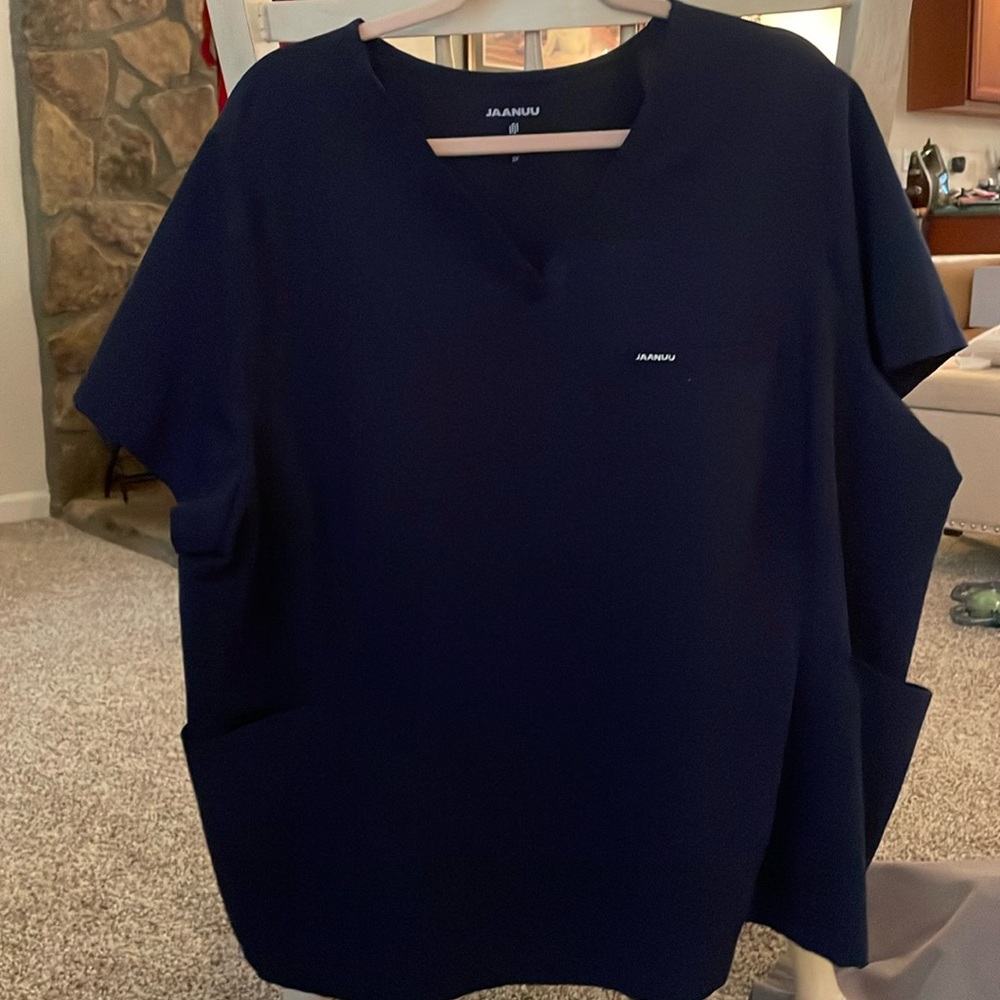 Dark blue Jaanuu scrub set, barely used